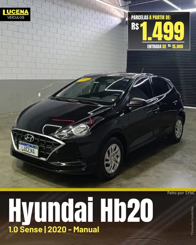 Exemplo de arte automática para Feed do Instagram de loja de veículos (modelo 5)