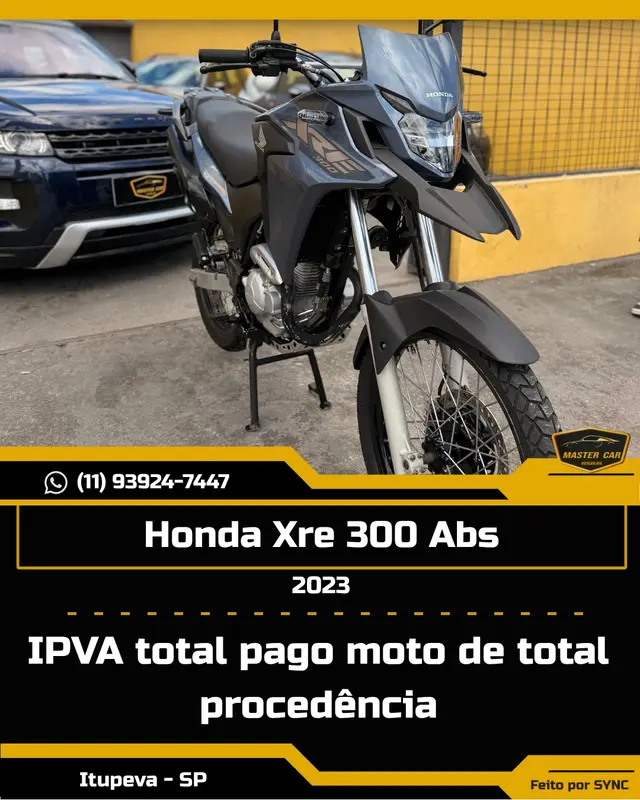 Exemplo de arte automática para Feed do Instagram de loja de veículos (modelo 6)